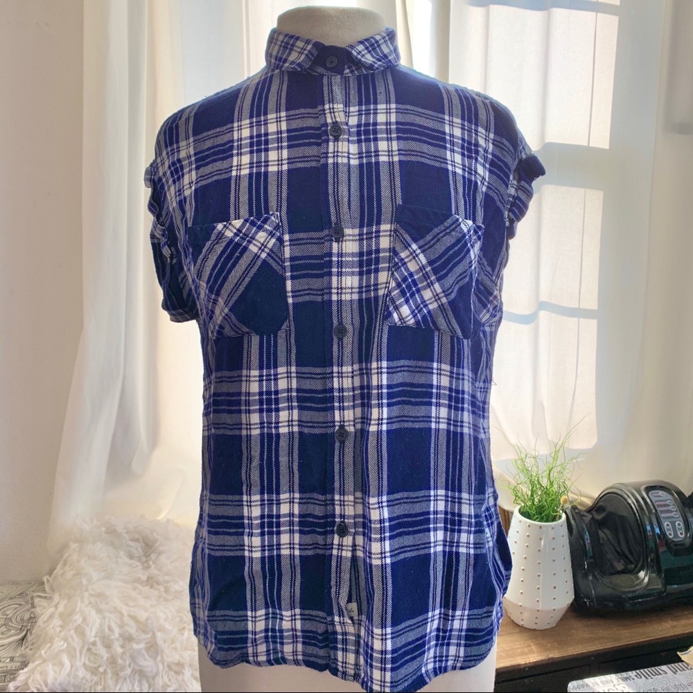 Rails Button Front Sleeveless Shirt - image 6